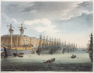 West India Docks, 1809